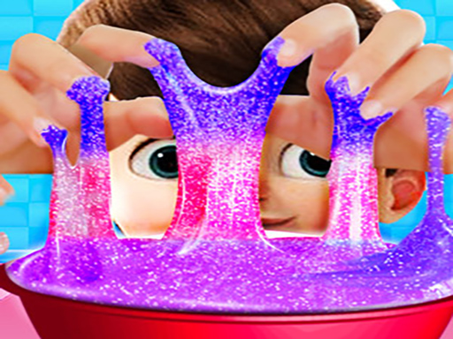 Resim Gökkuşağı ışıltılı slime