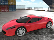 Spor arabalar için liman kenarı otoparkı